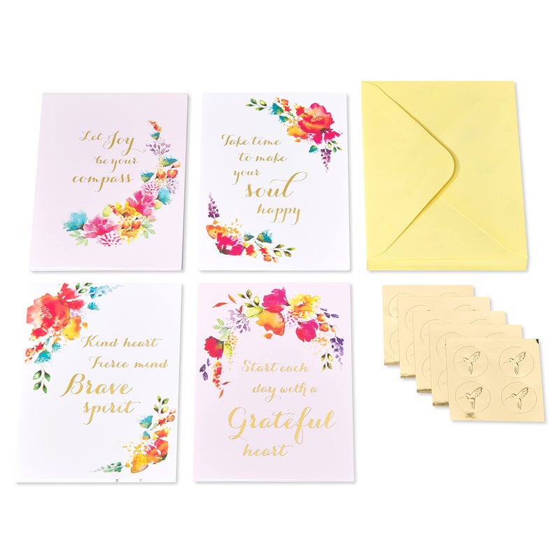 Papyrus Blank Encouragement Cards with Envelopes, Grateful Heart (20-Count) - Image 2